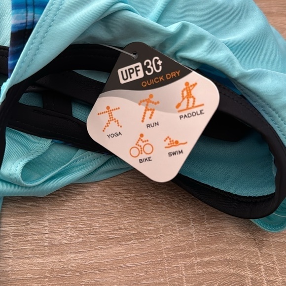 ZeroXposur Blue Swimsuit 2 in 1 Tank | SIZE XS - Picture 7 of 11